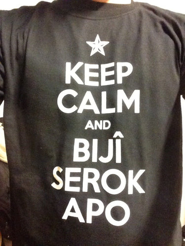 T-shirt - Keep Calm And Biji Serok Apo